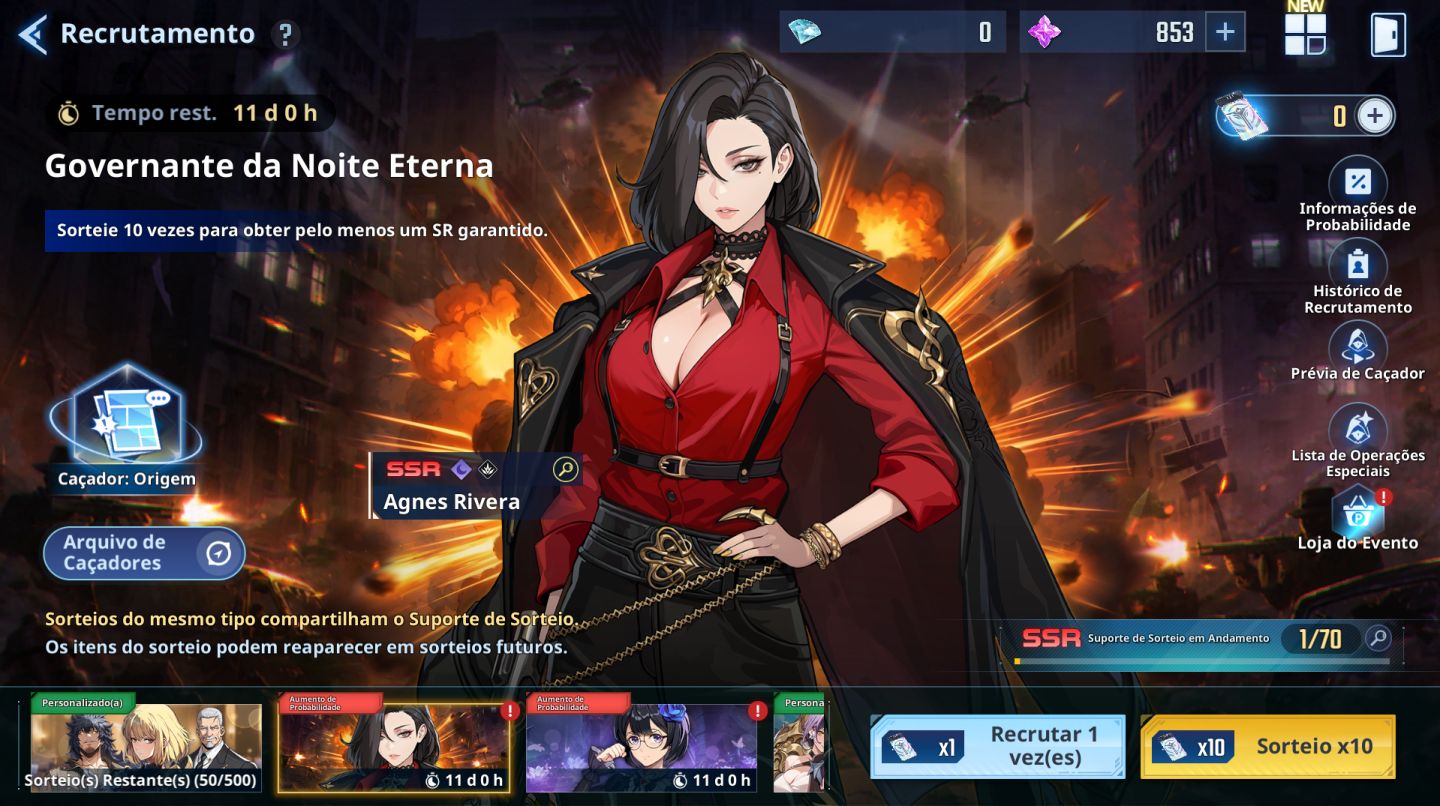 CONTA SOLO LEVELING: ARISE MUITOS SSR + RECURSOS