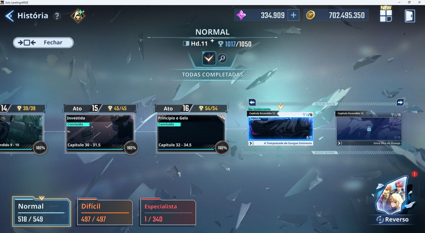 CONTA SOLO LEVELING: ARISE. LV 157, POWER 4kk600