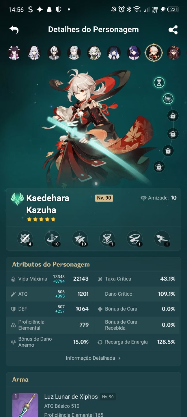 Conta genshin impact 19 T5 LIMITADOS AR 59 SERVER AMERICA (negociável)