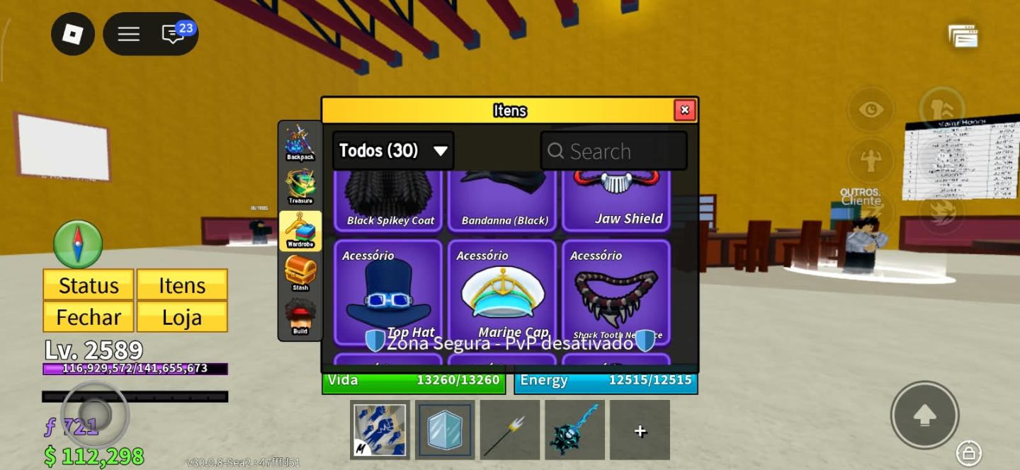 Blox Fruits | Conta Completa | CDK + TTK + Soul Guitar + Outros Jogos