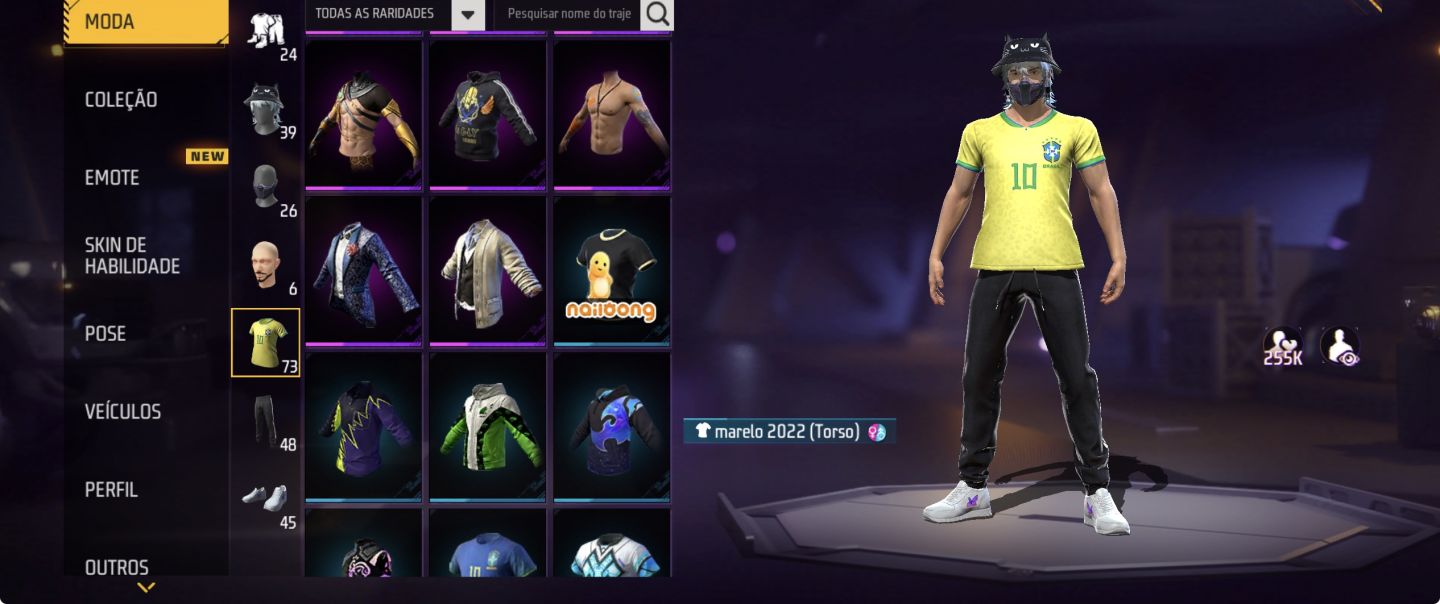 Conta Freefire (Passe do Sonho lapidado e muito mais)
