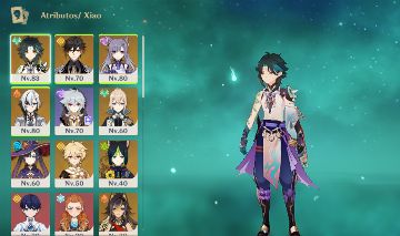 CONTA GENSHIN VARIOS 5 ESTRELAS