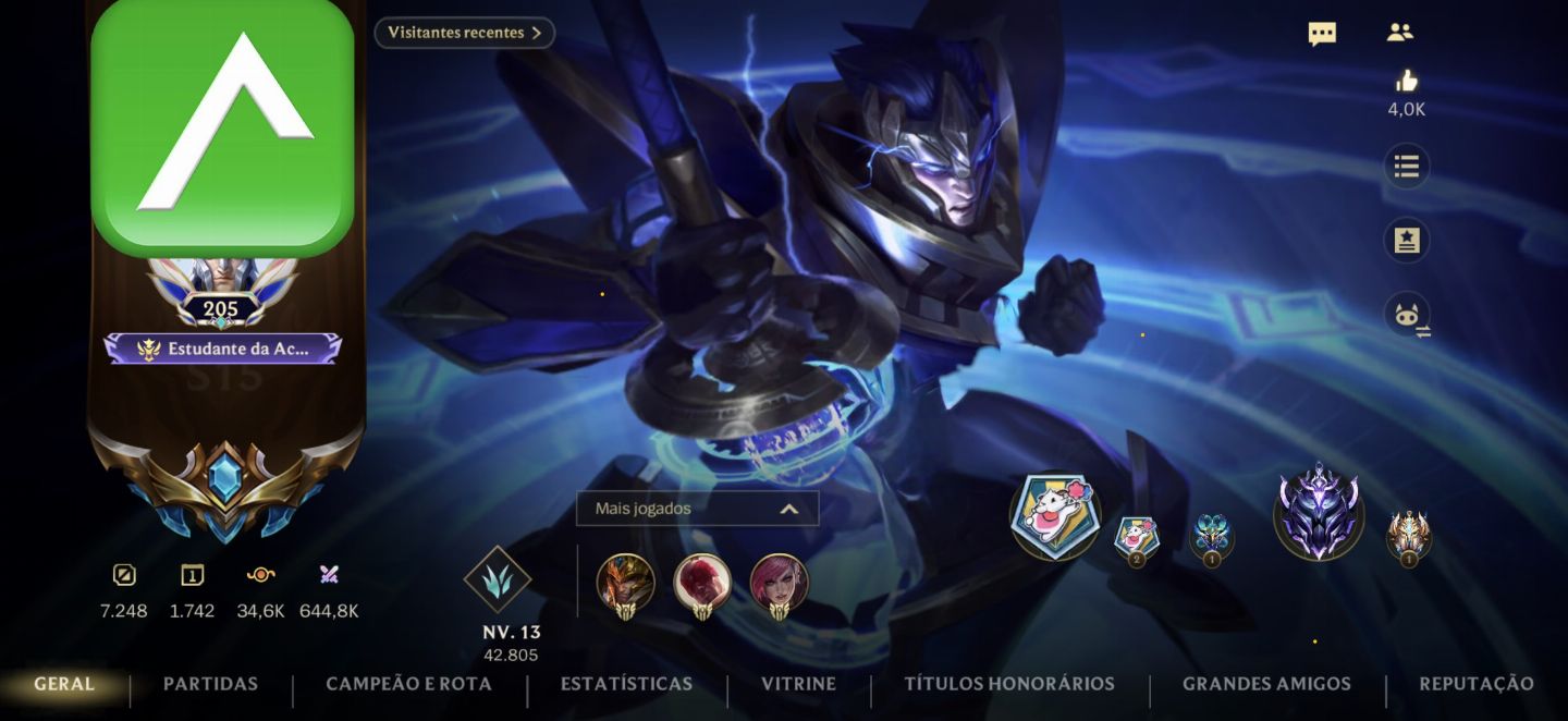 CONTA WILD RIFT,MUITAS SKINS DE ADC E JG, 2 SKIN j4 MISTICAS INCLUINDO J4 HEXTEC