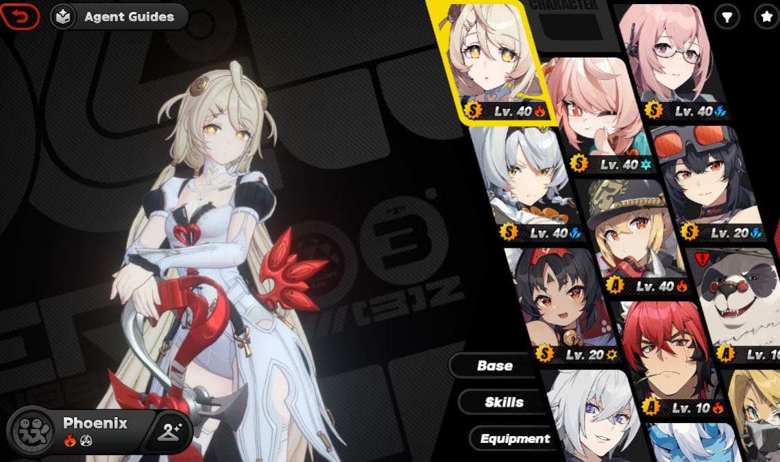 Zenless Zone Zero Phoenix + Soldier 0 Anby + Bis + Yanagi + Zhao +++