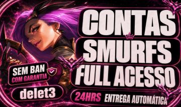 CONTA SMURF COM SKINS | LVL 20 - 30 | TROCA TODOS DADOS - FULL ACESSO