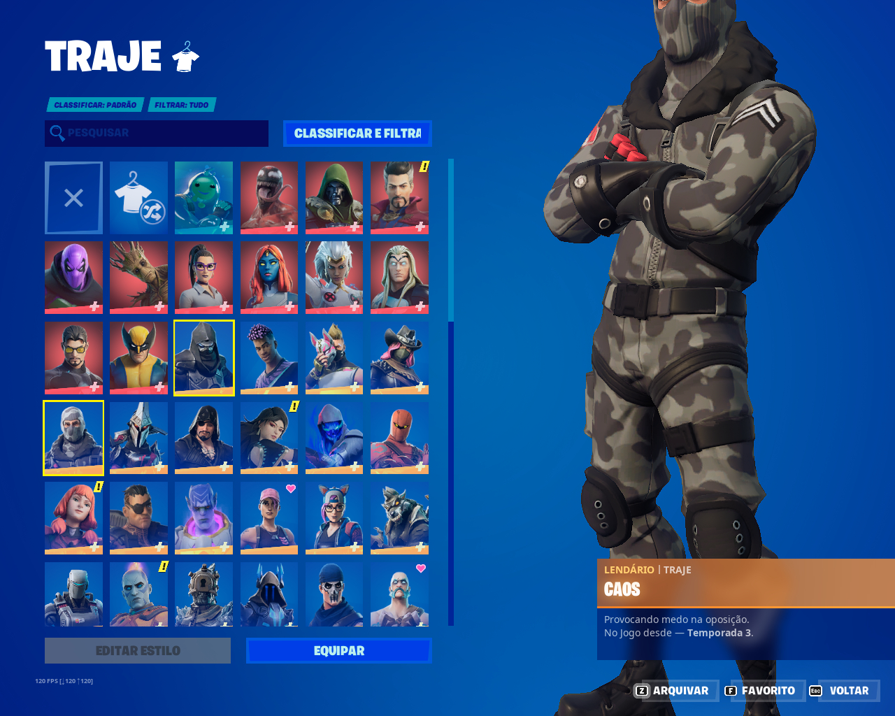 Conta fortinite rara muitas skins e picaretas full acesso