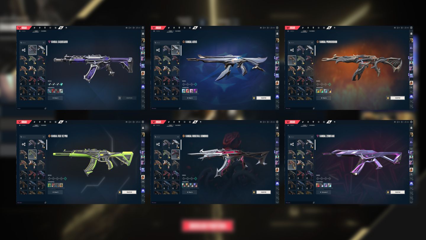 CONTA VALORANT NÍVEL 175 / PRATA 3 / 12 SKINS