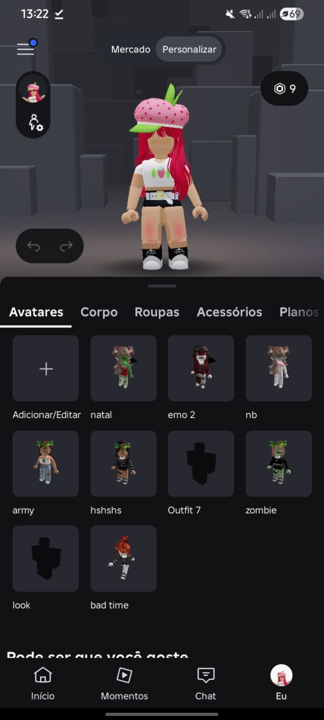CONTA FEMININA DE ROBLOX COMPLETA
