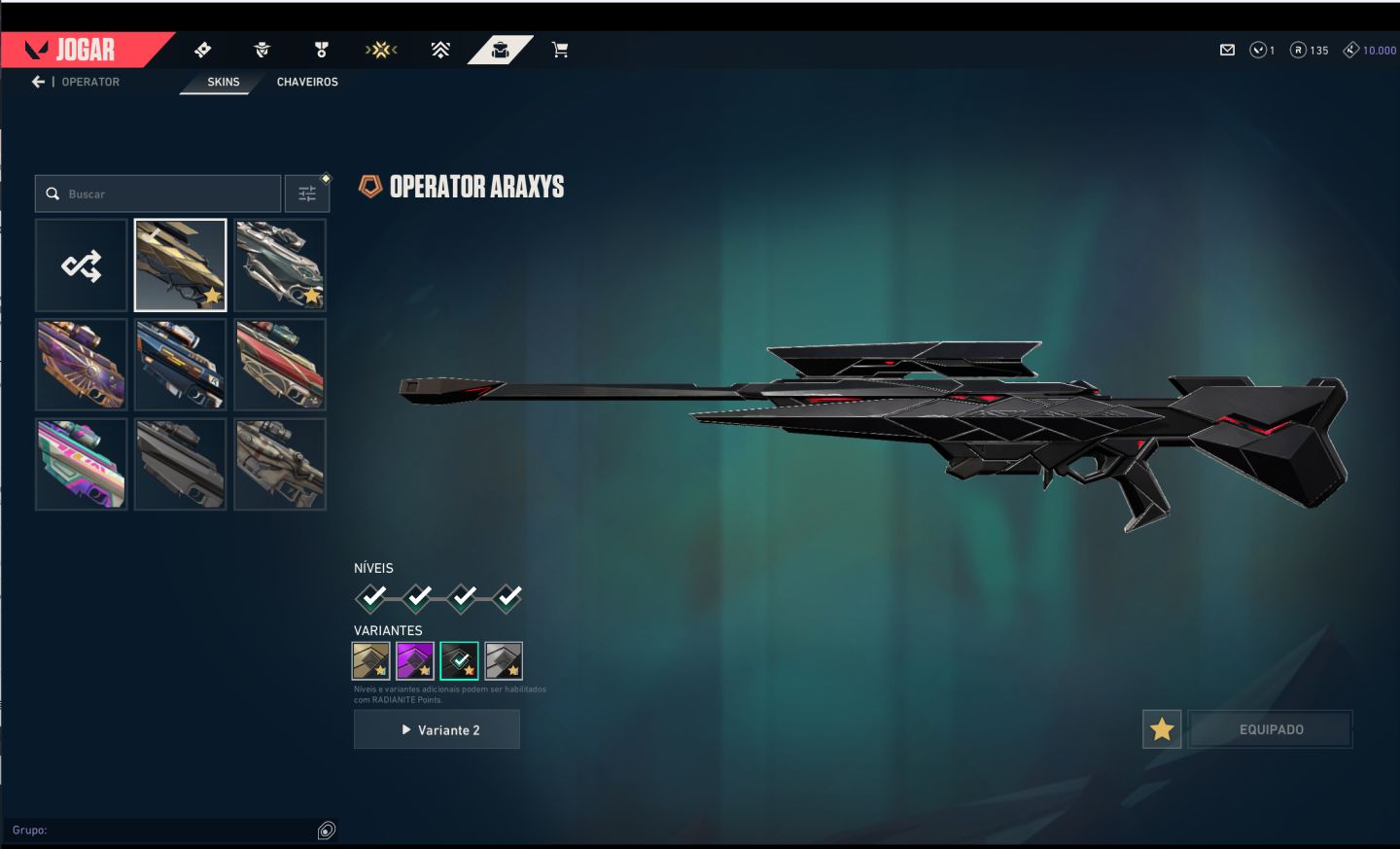 VALORANT 66K VP | CHAMPIONS 2024 + KARAMBIT ION + SAQUEADOR + ARAXYS + 14 FACAS