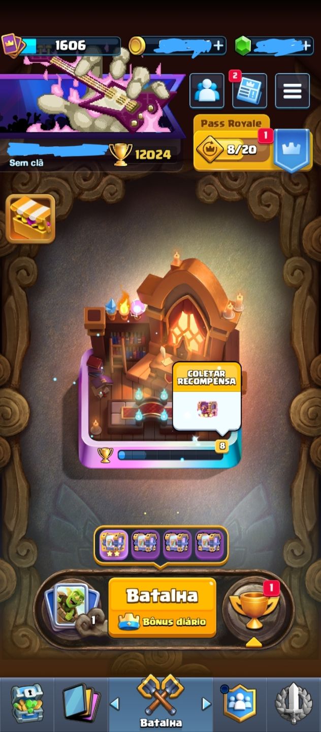 Conta Clash Royale 12024 Troféus