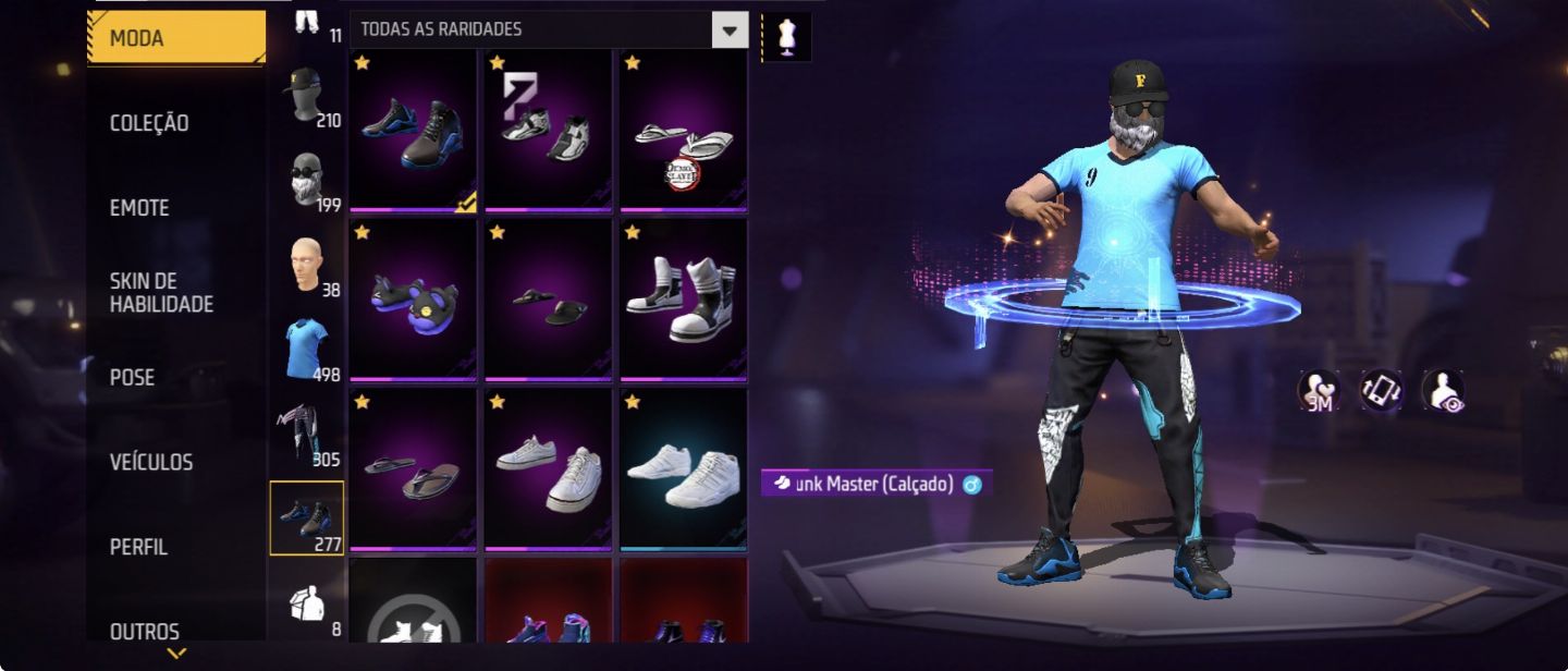 Conta free fire muita rara e exclusiva