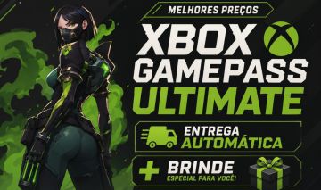 XBOX GAMEPASS ULTIMATE + BRINDE (PC/CONSOLE/XCLOUD) ENTREGA AUTOMÁTICA