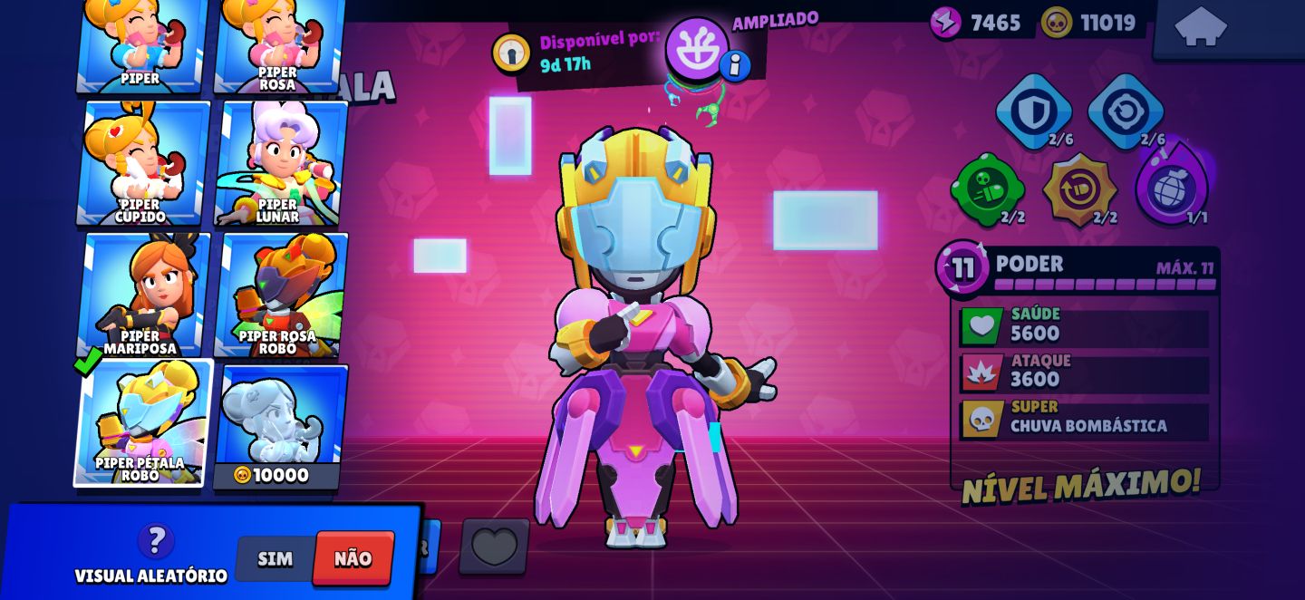 Conta boa de brawl Stars com muitos brawlers e skins