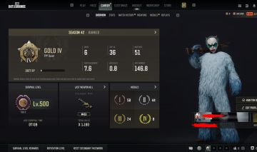 CONTA PUBG NIVEL 500 COM 11 PROGRESSIVAS E VARIAS SKINS LEGAIS