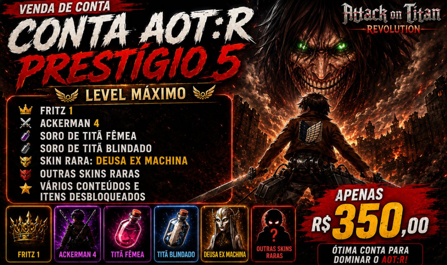CONTA AOT:R PRESTÍGIO 5