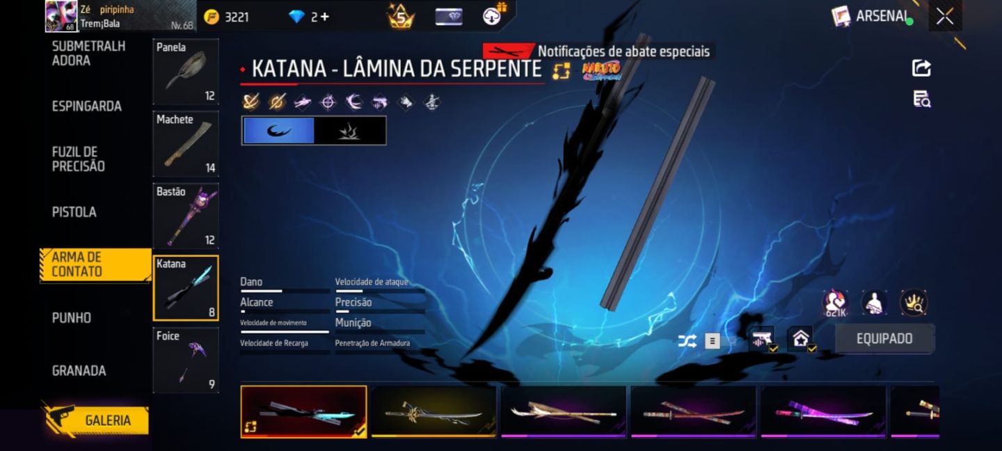 Conta FreeFire Rara (Preço Ngeociavél)
