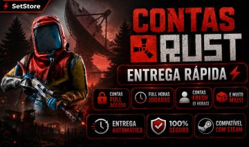 Conta de Rust (SELECIONE SUA OPÇÃO): Horas Jogadas ou Novas - Full Acesso!
