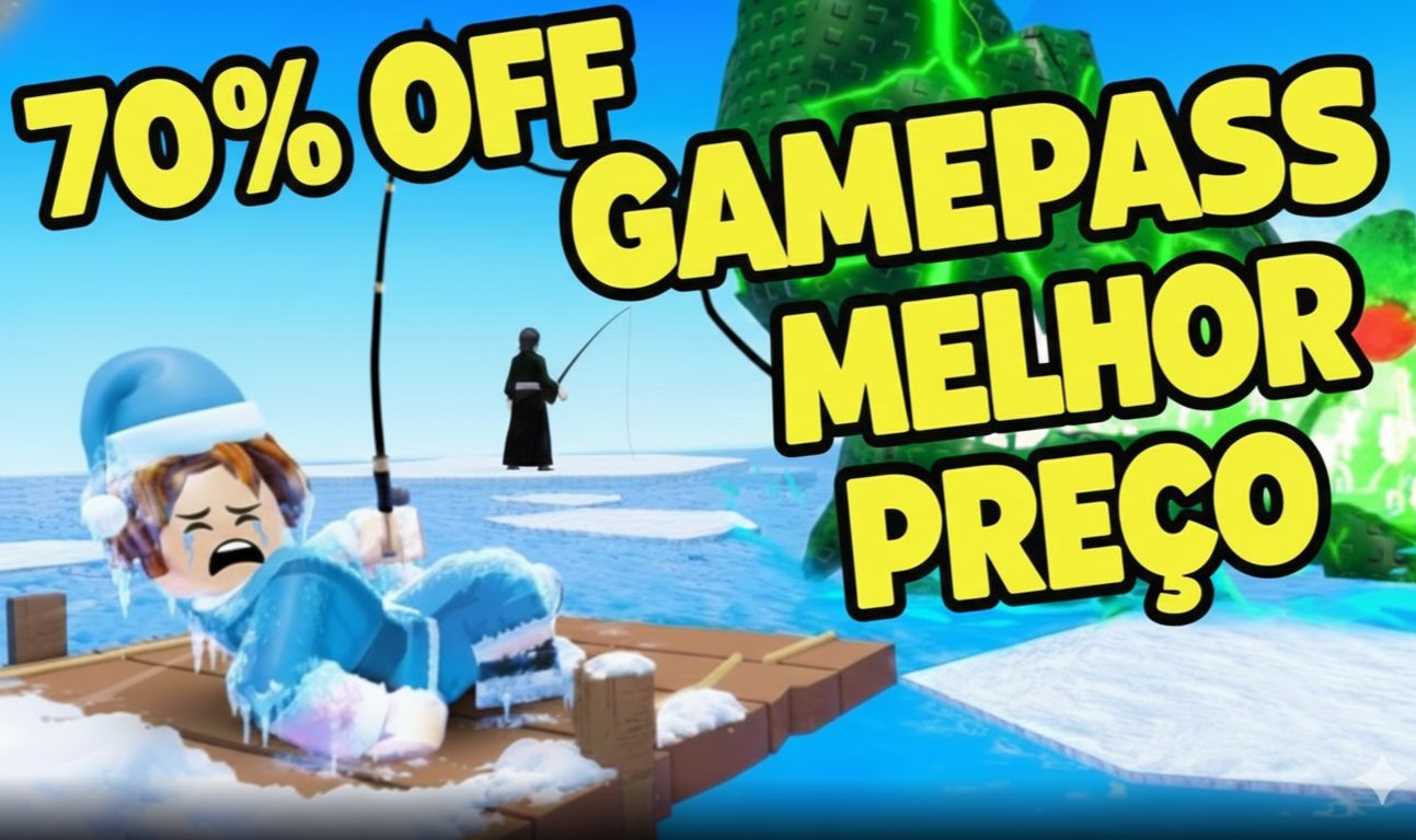 [PROMOÇAO DE ANO NOVO] FISH IT! | PEGUE O PEIXE | GAMEPASSES BARATAS
