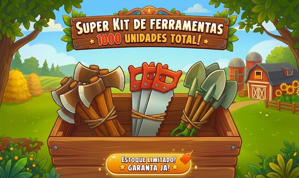 1000 FERRAMENTAS HAY DAY