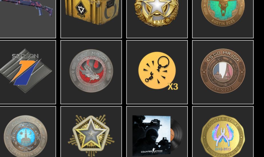 Contas de CS2 com prime e medalhas pronta pra uso.
