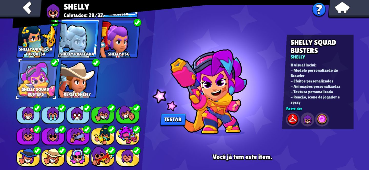 Conta de Brawl Stars antiga