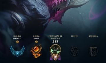 Conta com algumas skin, boa para subir de elo