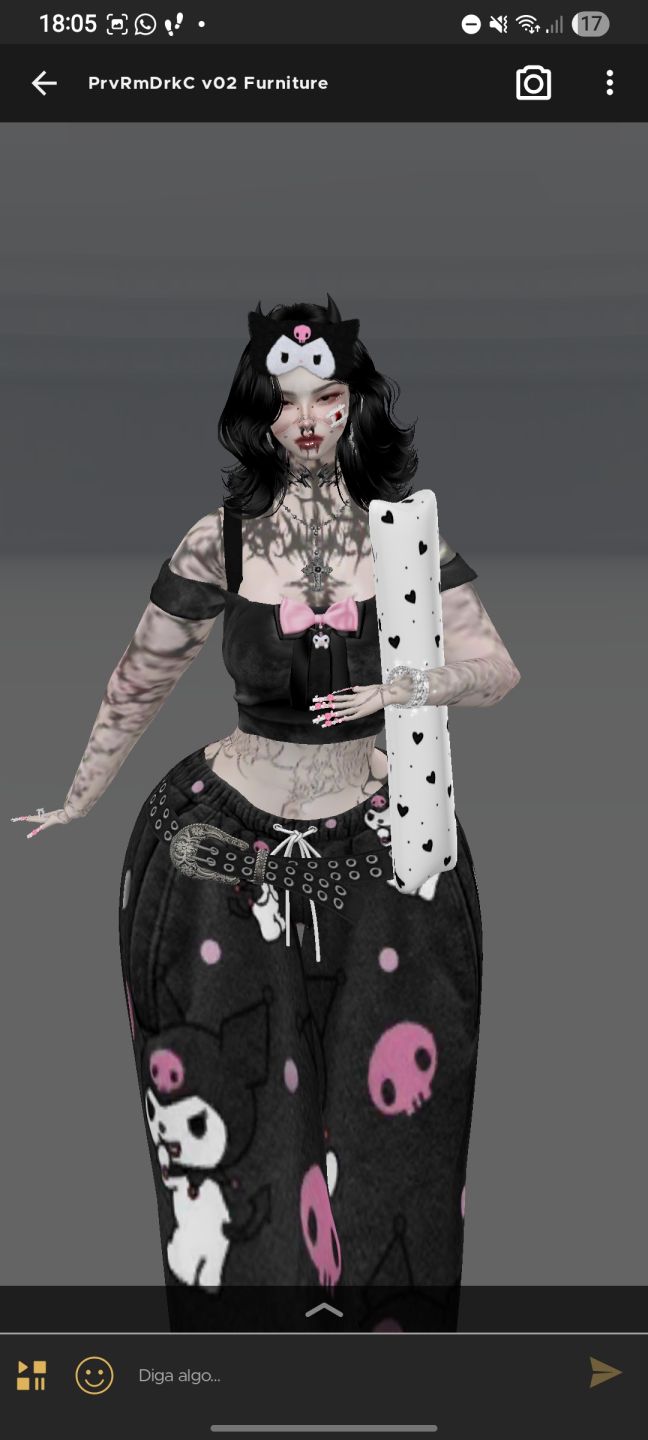 Conta de imvu! Pra sair logo!