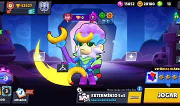 CONTA DE BRAWL STARS COM PREÇO IMPERDIVEL (95 BRAWLERS E 53K TROFEUS!1!!)