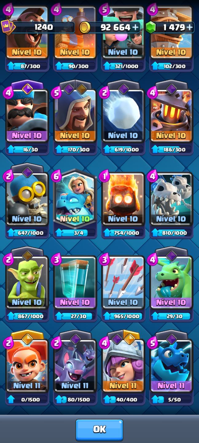 [MENOR PREÇO] Conta Clash Royale 6801 Trofeus + Descriçao