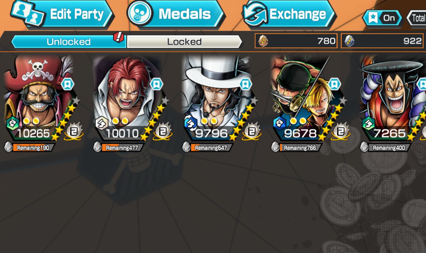 Conta com 5 ex