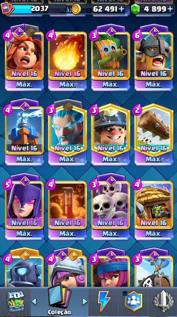 Conta de Clash Royale