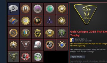 CONTA CS 22 MEDALHAS E LVL 20 GC COM TROFEUS GC *RARISSIMA E UNICA NO SITE*