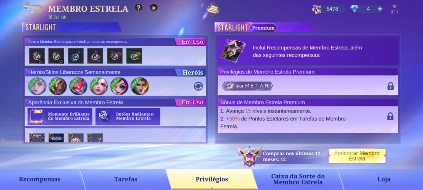 Conta mobile legends(aceito propostas) 314 skins, Itachi, Gaara etc