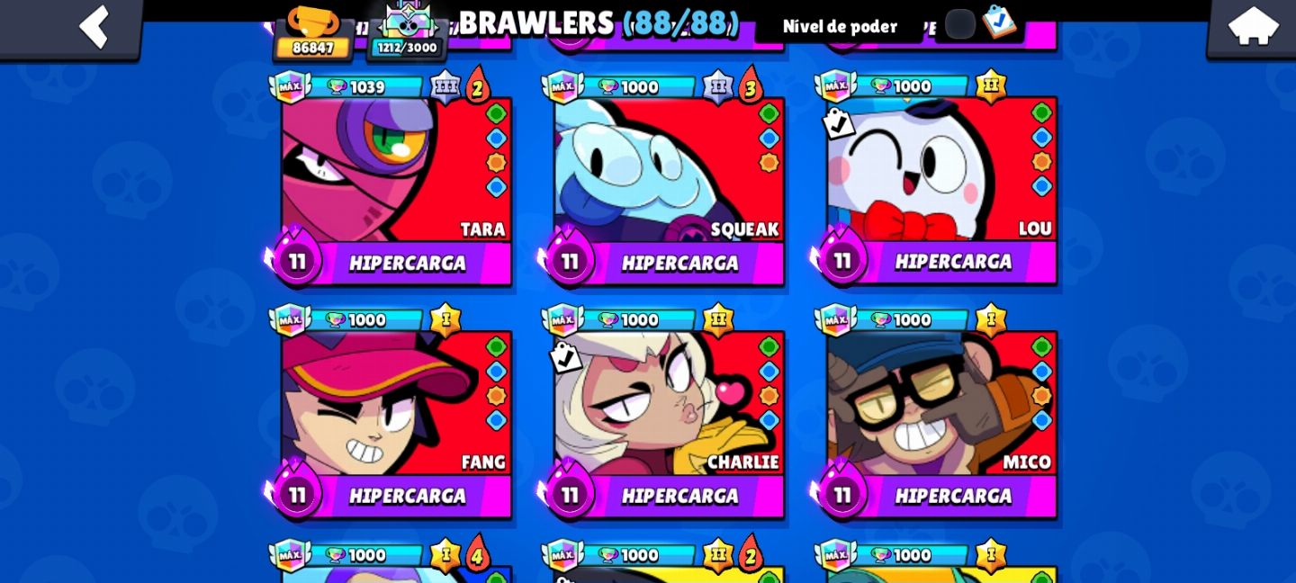 CONTA DE BRAWL STARS COMPLETAMENTE FULL. (DESDE 2018).