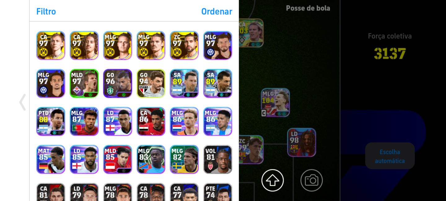 Conta de EFOOTBALL Neymar blitz+Makelele...