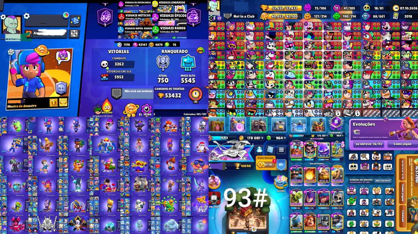 [90% OFF] CONTAS DE BRAWL STARS FULL ACESSO - ENTREGA AUTOMATICA - MELHOR PREÇO