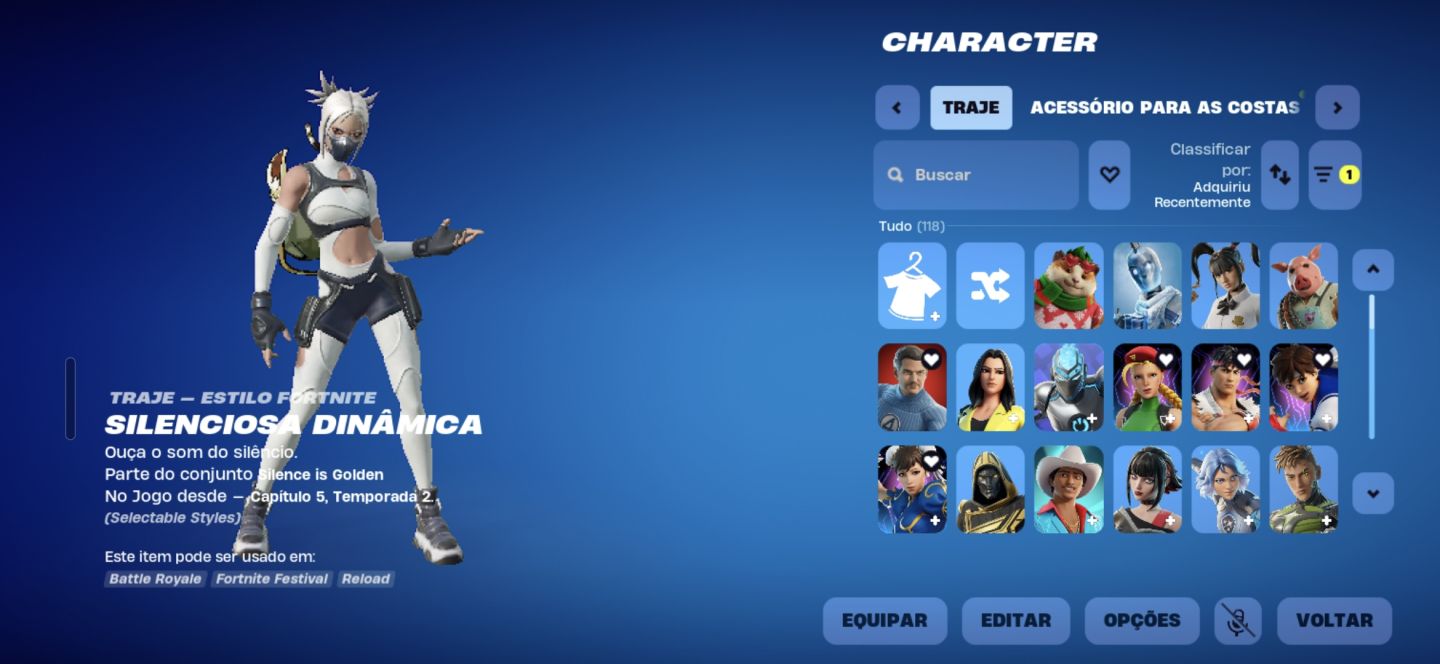Conta Fortnite (full acesso)