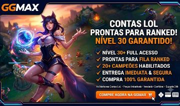 CONTAS LOL SMURF LVL 30+ COMPETITIVO/RANKED FULL ACESSO (FA) MMR ZERADO