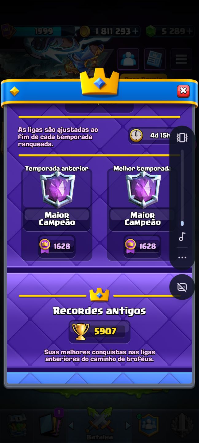 Upo conta Clash Royale, cobro por hora, negócio valores