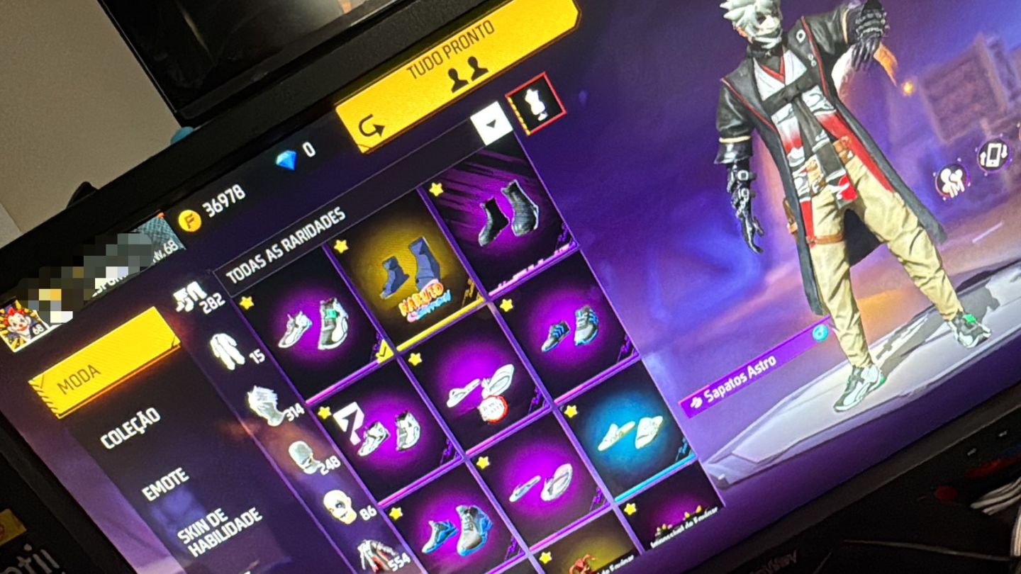 Conta de Free Fire rara disponível