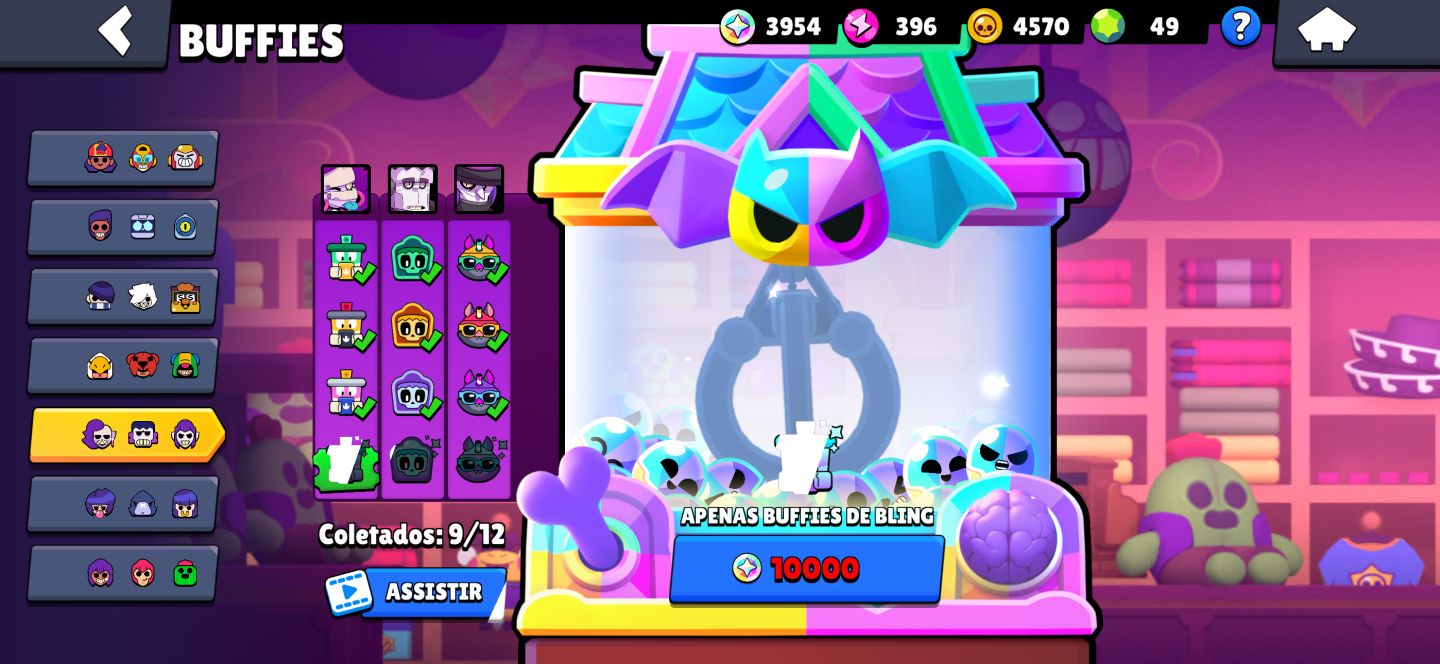 Conta TOPADA 106/106 com 57 brawl 11 com hipercarga