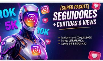 [MAIS VENDIDO DO SITE] SEGUIDORES INSTAGRAM - CURTIDAS E VIEWS - MENOR PREÇO!