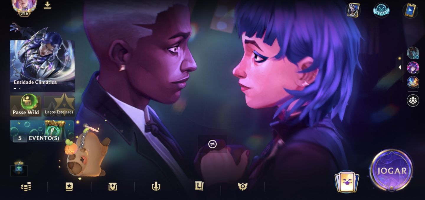 CONTA WILD RIFT COM SKIN PRESTÍGIO E CROMAS MÍTICOS + 180 SKIN TOTAIS