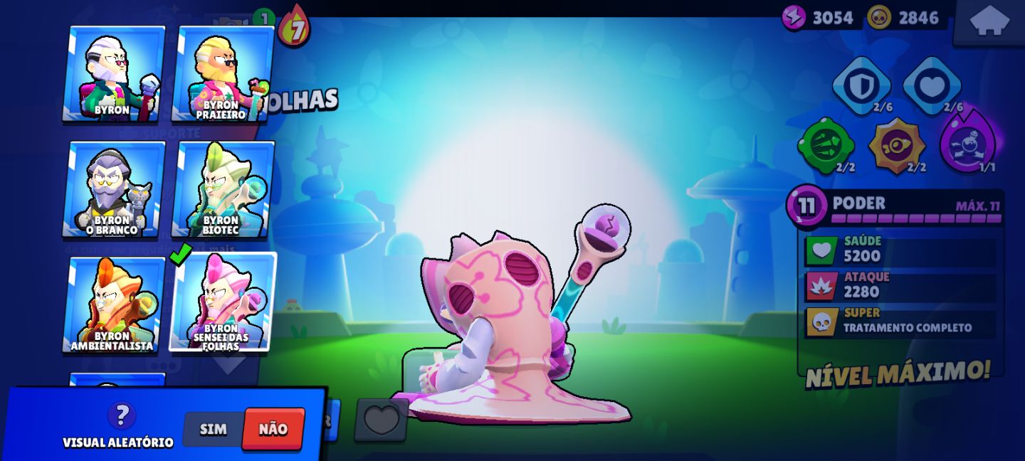 Continha com 44k de troféus e 104 Brawl, boa pra quem quer jogar rank e combate.