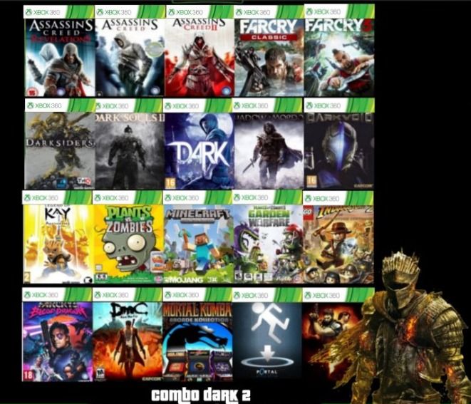 Xbox 360 Mídia Digital Compre 2 Jogo e Leve 3! (Conta Original) Melhores Combos