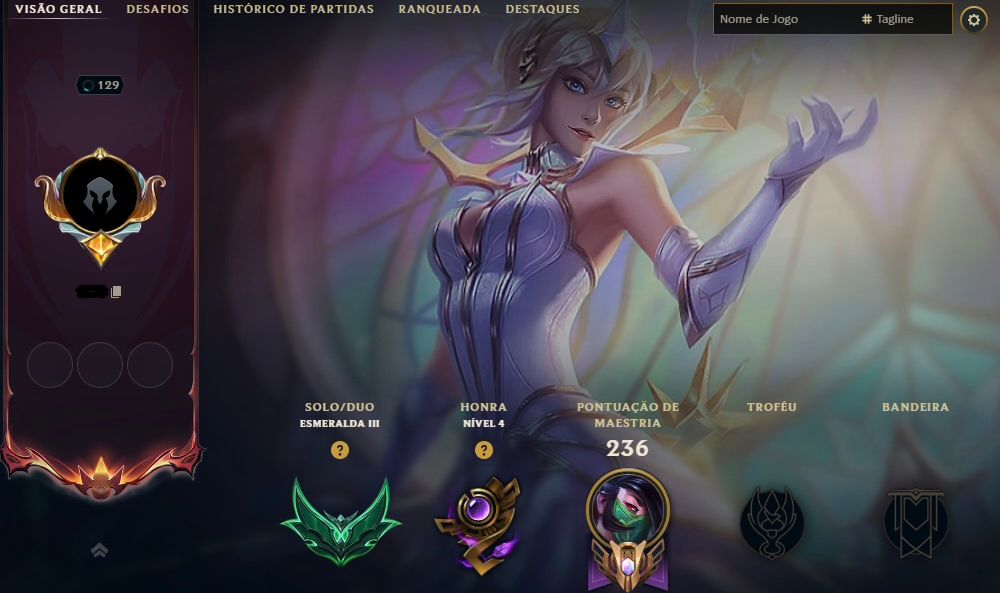CONTA ESMERALDA 3 - MMR BUFFADO - 70% WR