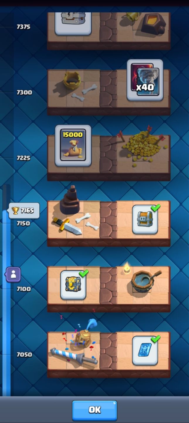 CONTA DE CLASH ROYALE 7K DE TROFÉUS