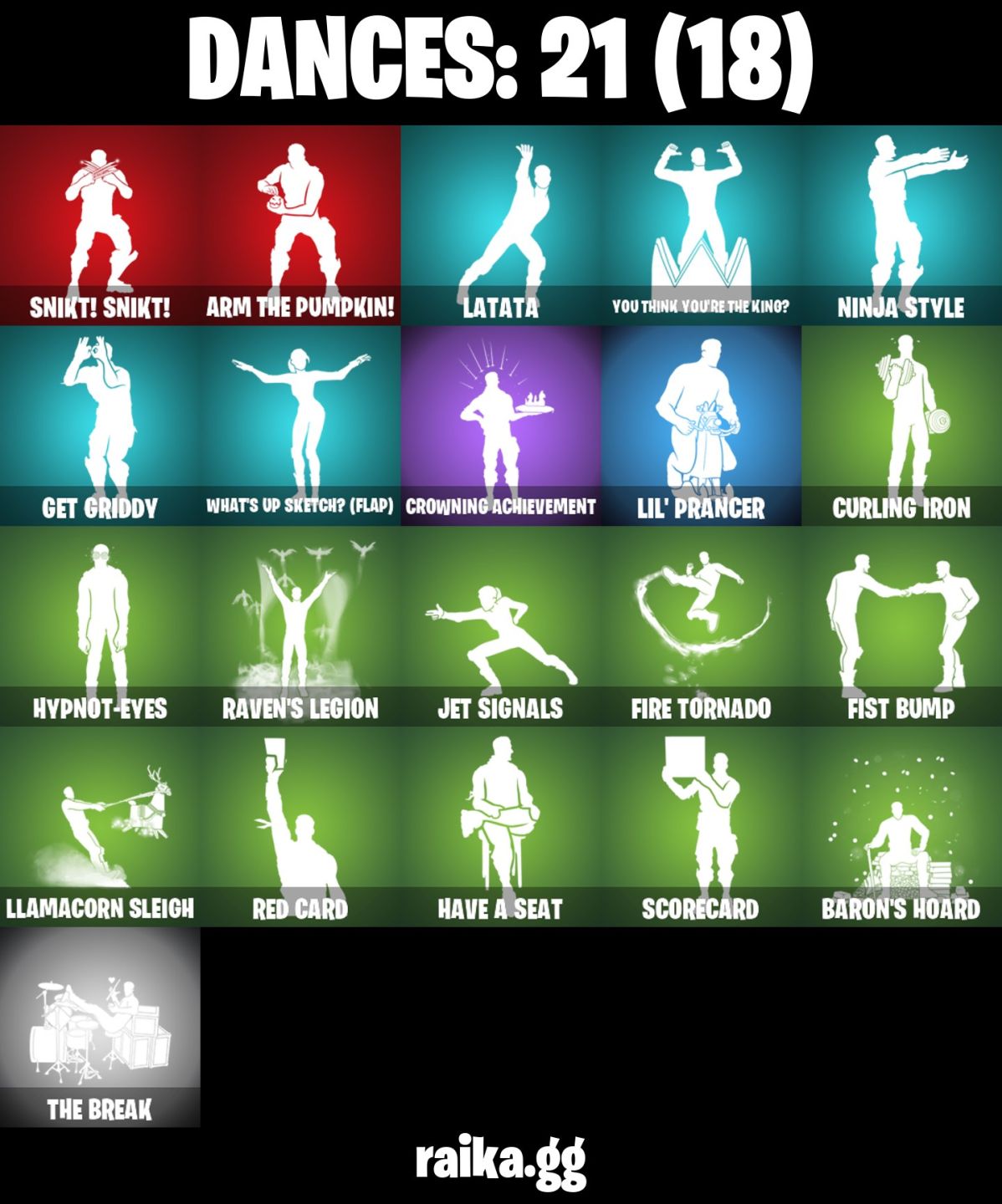 9 Skins - cobalt snowfoot, santa dogg, izuku midoriya, 600 vbucks