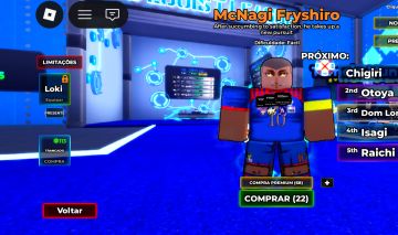 CONTA RARA BLUE LOCK RIVALS COM LOKI E MC NAGI