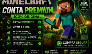 MINECRAFT PC ORIGINAL | JAVA + BEDROCK | PERMANENTE | FULL ACESSO